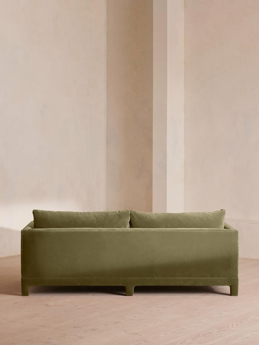 Ashford Three Seater Sofa - Velvet - Lichen - Images - Image 5