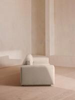 Mossley Four Seater Sofa - Linen - Bisque - Images - Thumbnail 3