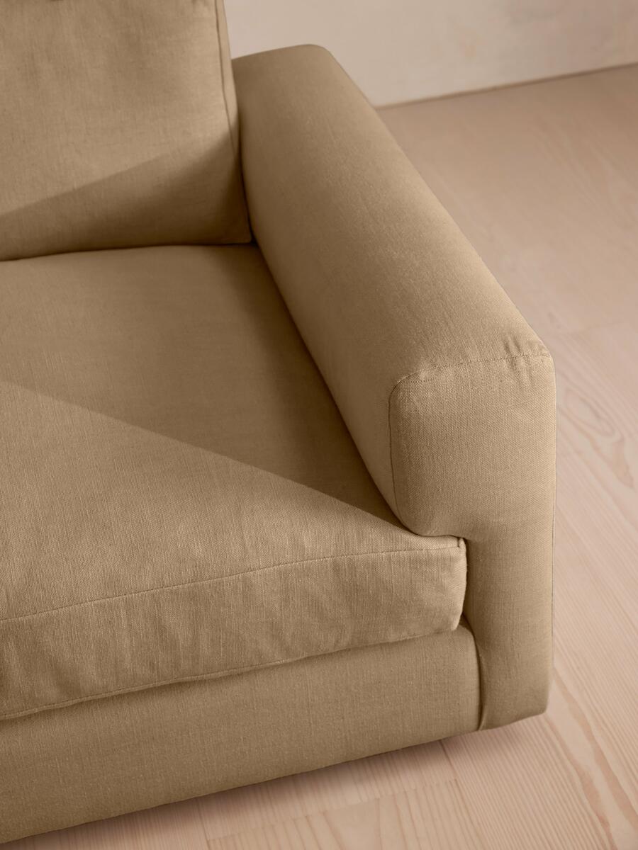 Mossley Corner Sofa - Linen - Wheat - Images - Image 5