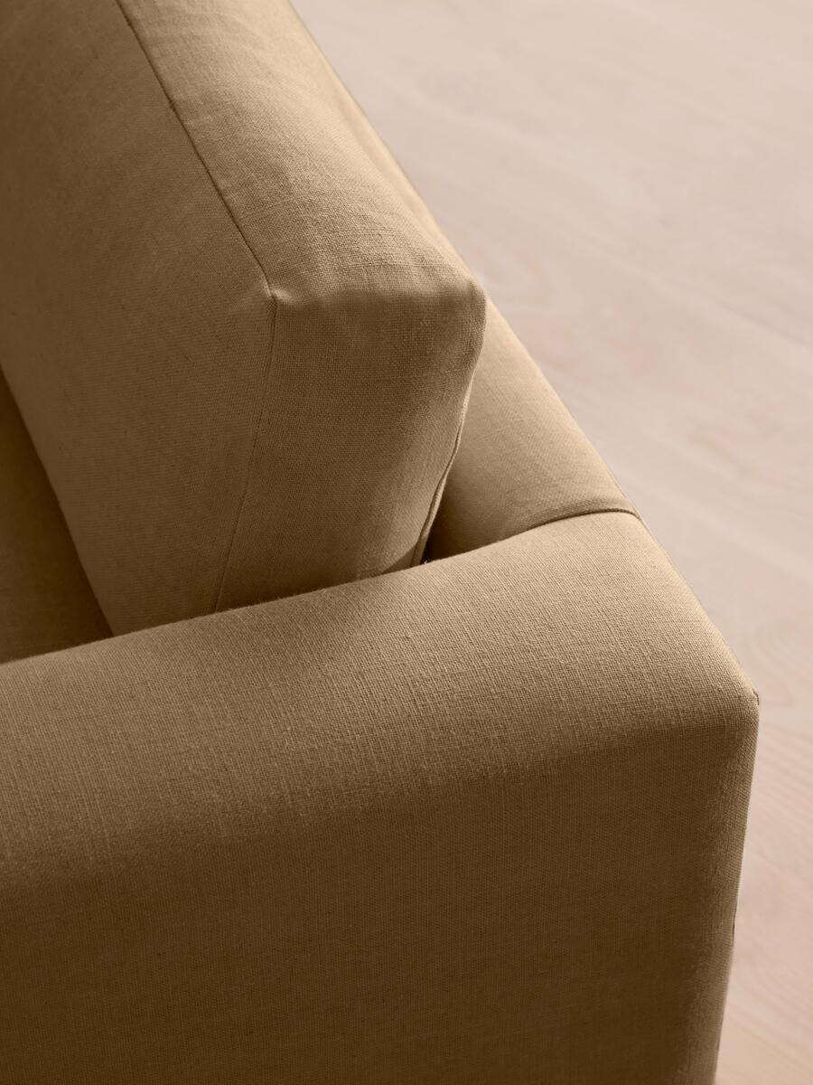 Mossley Corner Sofa - Linen - Wheat - Images - Image 6