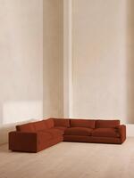 Mossley Corner Sofa - Velvet Rust - Listing - Thumbnail 2