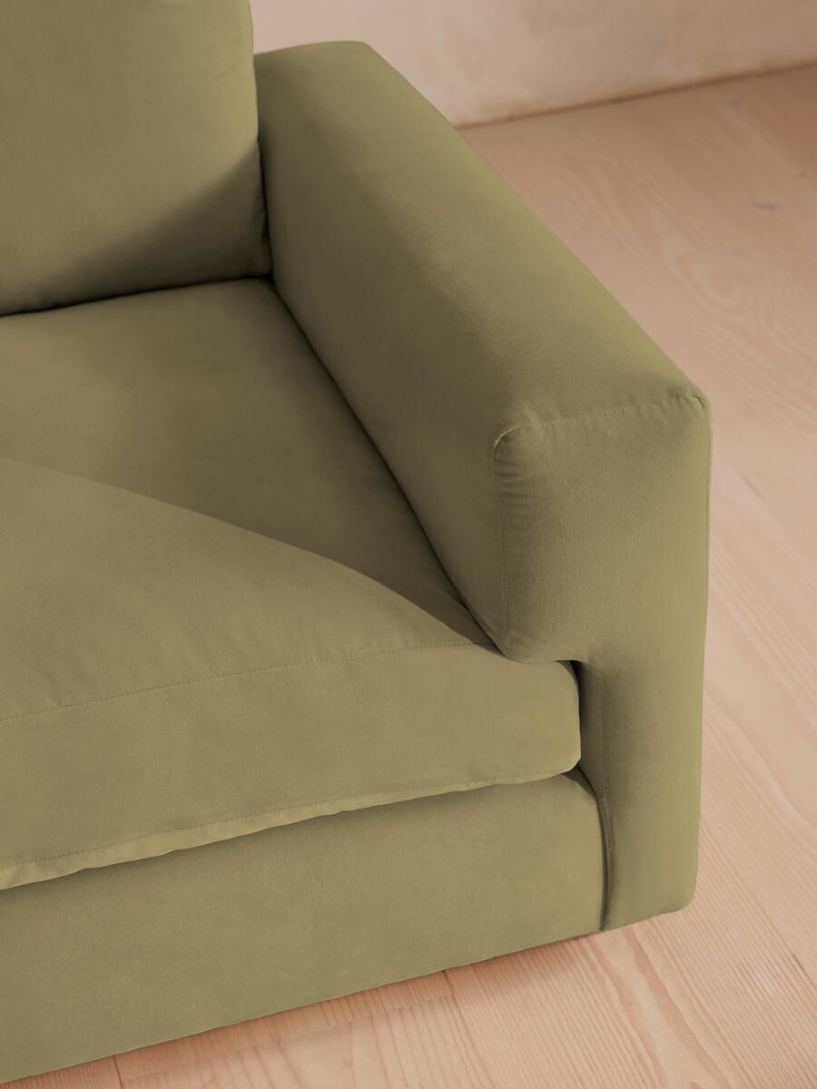 Mossley Corner Sofa - Velvet Lichen - Images - Image 5