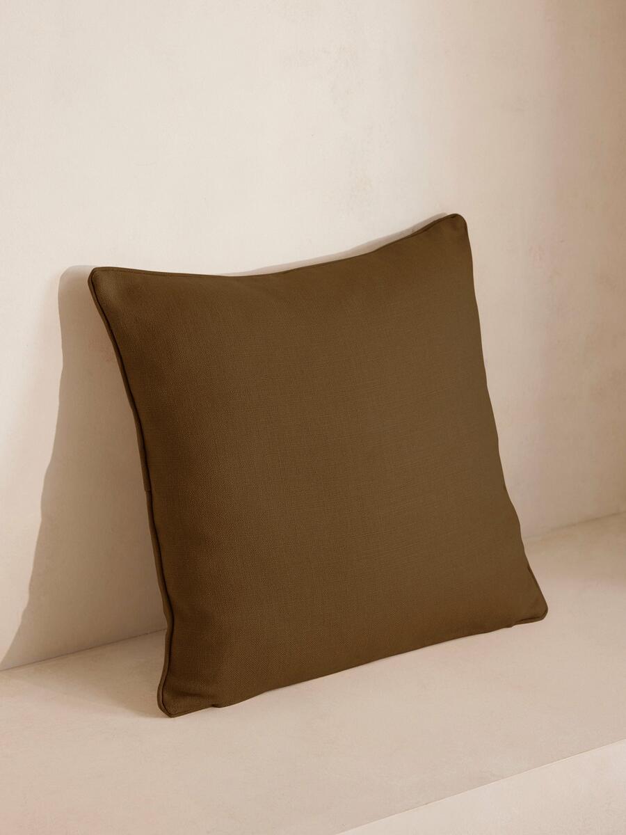 Vinnie Square Cushion - Ochre - Listing - Image 2