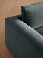 Mossley Three Seater Sofa - Velvet - Grey Blue - Images - Thumbnail 6