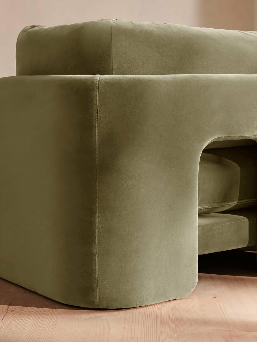 Odell Modular Sofa - Corner Sofa - Velvet - Lichen - Images - Image 7
