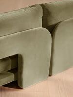 Odell Modular Sofa - Four Seater - Velvet - Lichen - Images - Thumbnail 6
