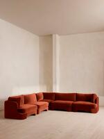 Odell Modular Sofa - Corner Sofa - Velvet - Rust - Images - Thumbnail 3