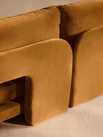 Odell Modular Sofa - Four Seater - Velvet - Mustard - Images - Thumbnail 7