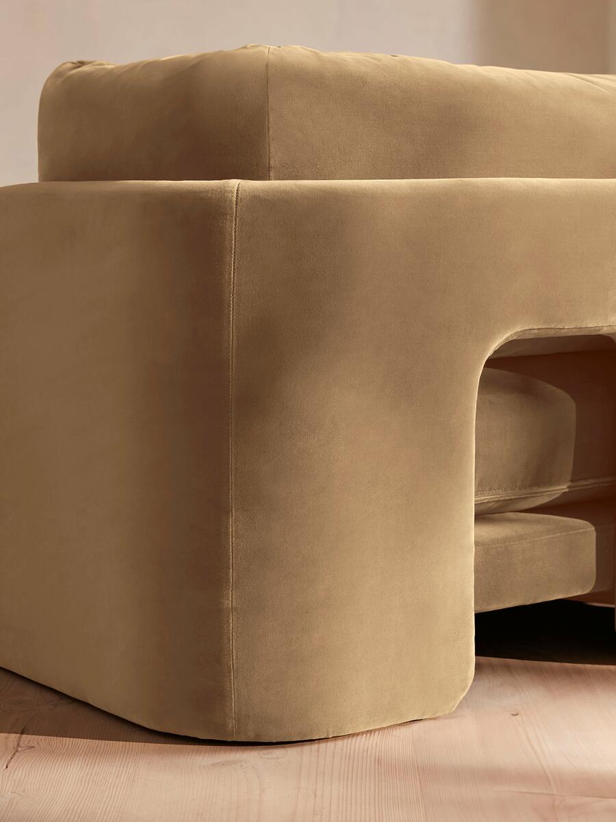 Odell Modular Sofa - Corner Sofa - Velvet - Camel - Images - Image 7