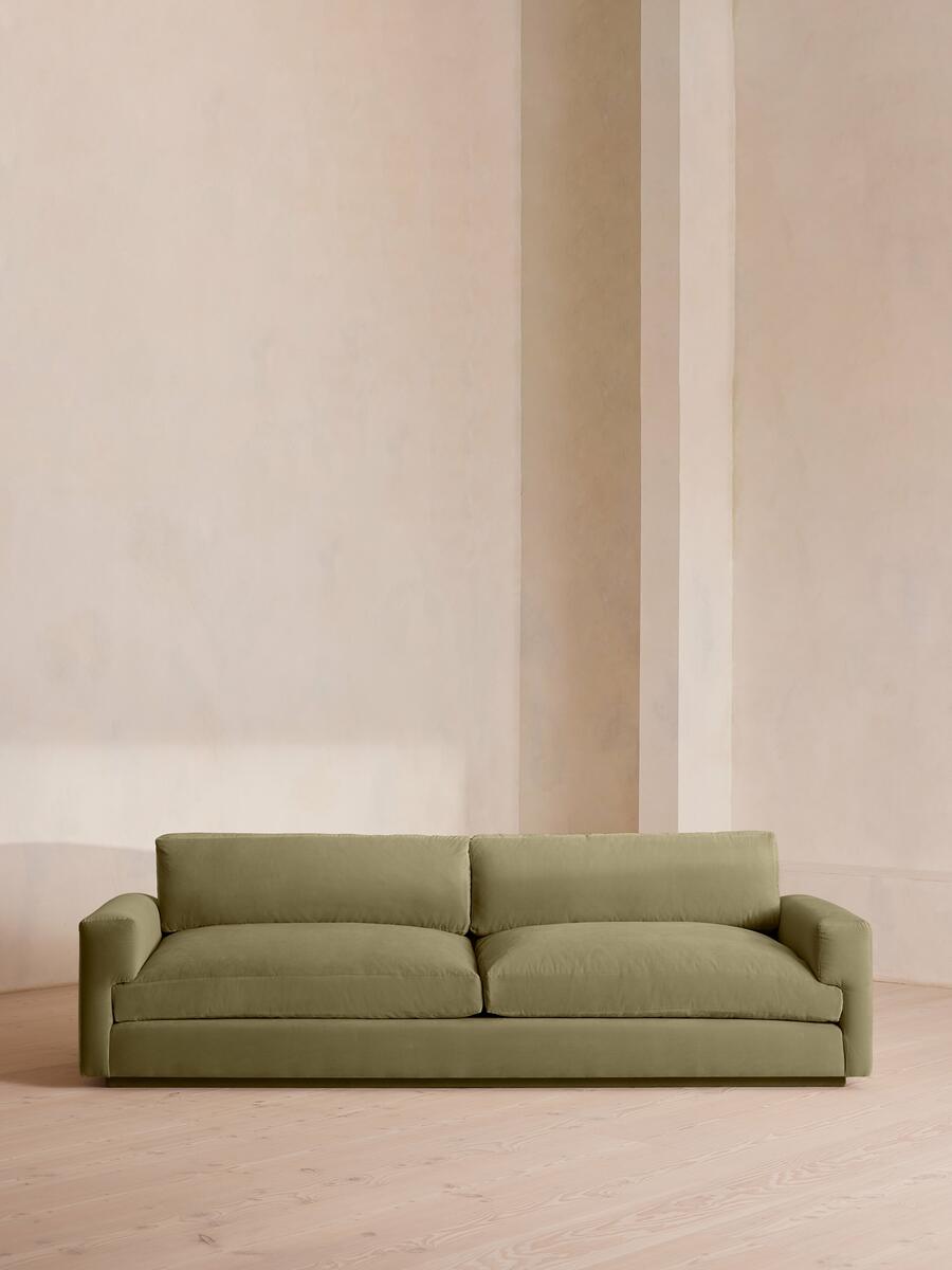 Mossley Four Seater Sofa - Velvet Lichen - Listing - Image 2