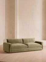 Mossley Four Seater Sofa - Velvet Lichen - Listing - Thumbnail 1