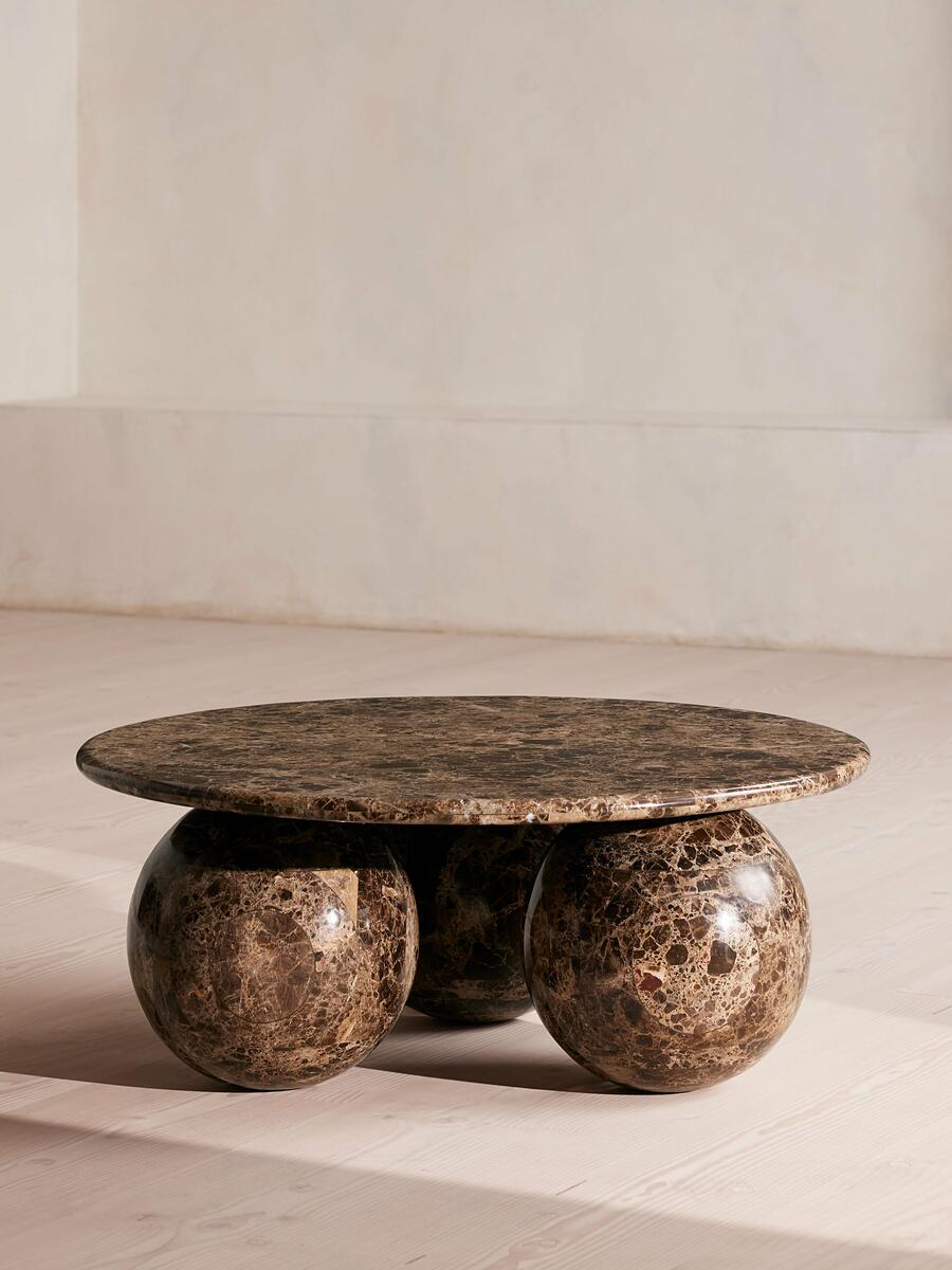 Oxley Coffee Table - Dark Emperador Marble - Images - Image 8