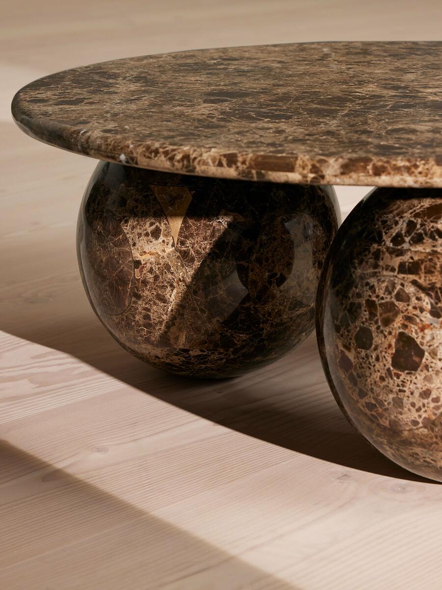 Oxley Coffee Table - Dark Emperador Marble - Images - Image 9