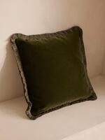 Margeaux Square Cushion - Olive - Listing - Thumbnail 2