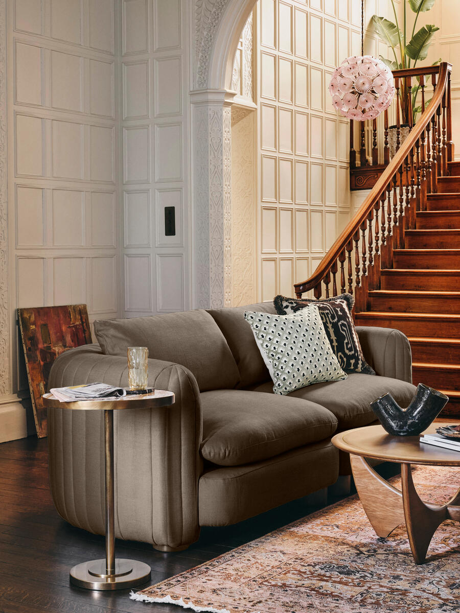 Vivienne Modular Sofa - Three Seater - Linen - Sage - Lifestyle - Image 3