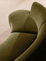 Aline Serpentine Modular Sofa - Four Seater - Olive Velvet - Images - Thumbnail 6