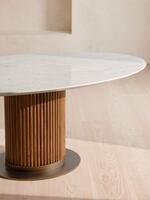 Murcell Oval Dining Table - Carrara Marble - Images - Thumbnail 8