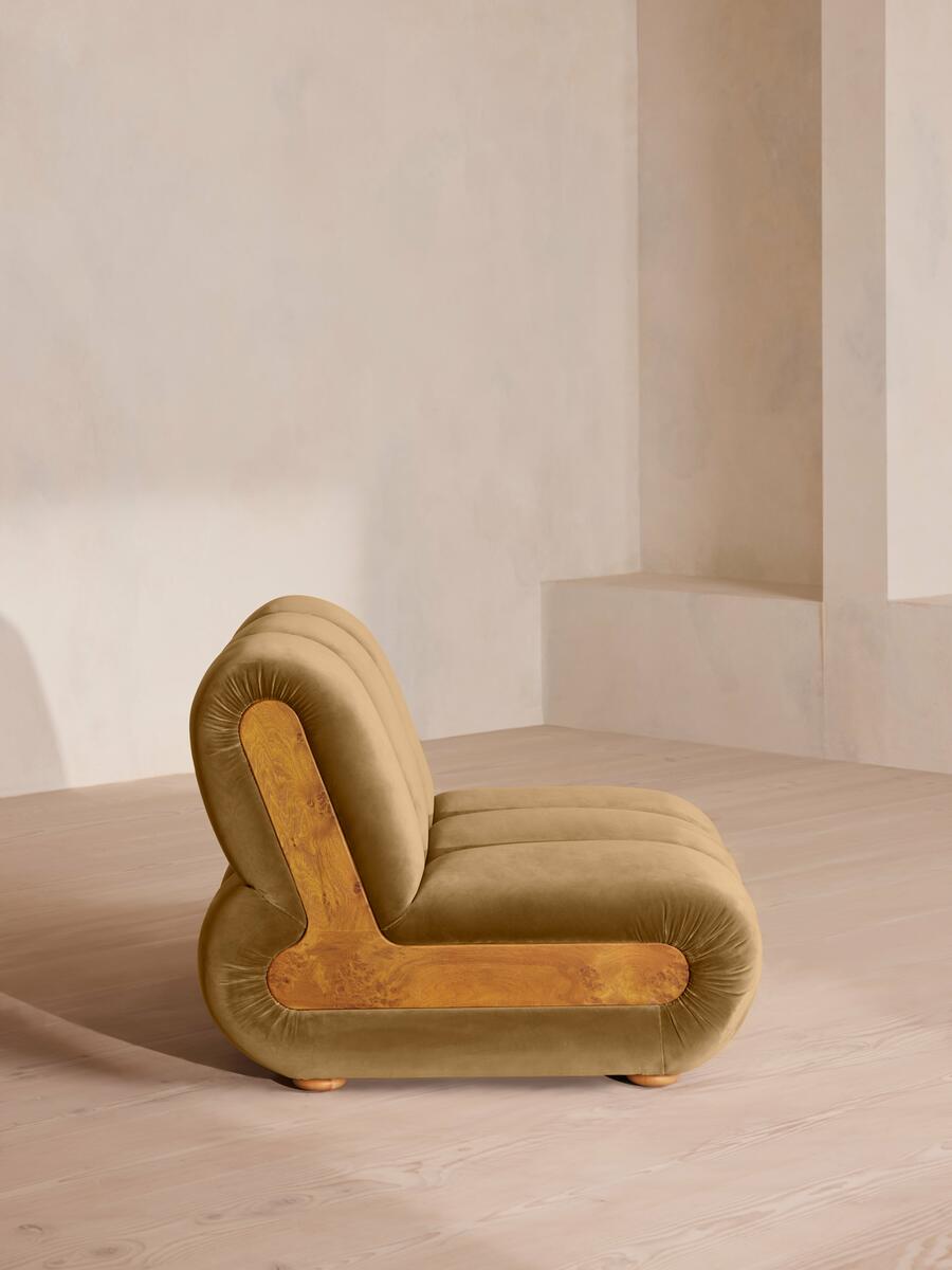 Noelle Modular Armchair - Velvet Camel - Images - Image 3