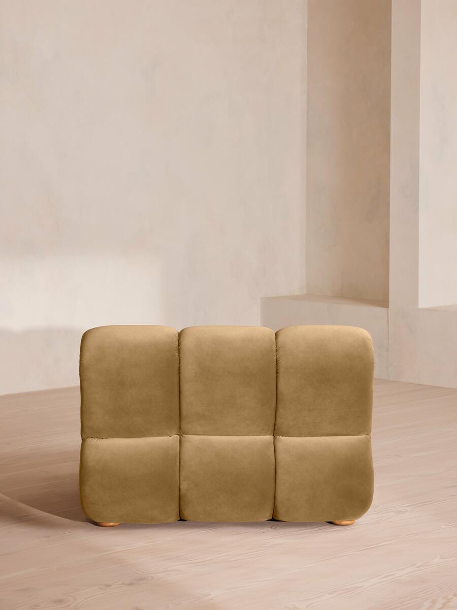 Noelle Modular Armchair - Velvet Camel - Images - Image 4