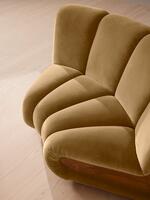 Noelle Modular Curved Armchair - Velvet Camel - Images - Thumbnail 6