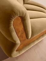 Noelle Modular Curved Armchair - Velvet Camel - Images - Thumbnail 7