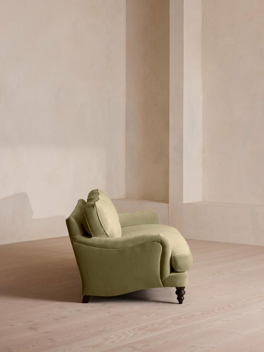 Arundel Four Seater Sofa - Velvet - Lichen - Images - Image 3