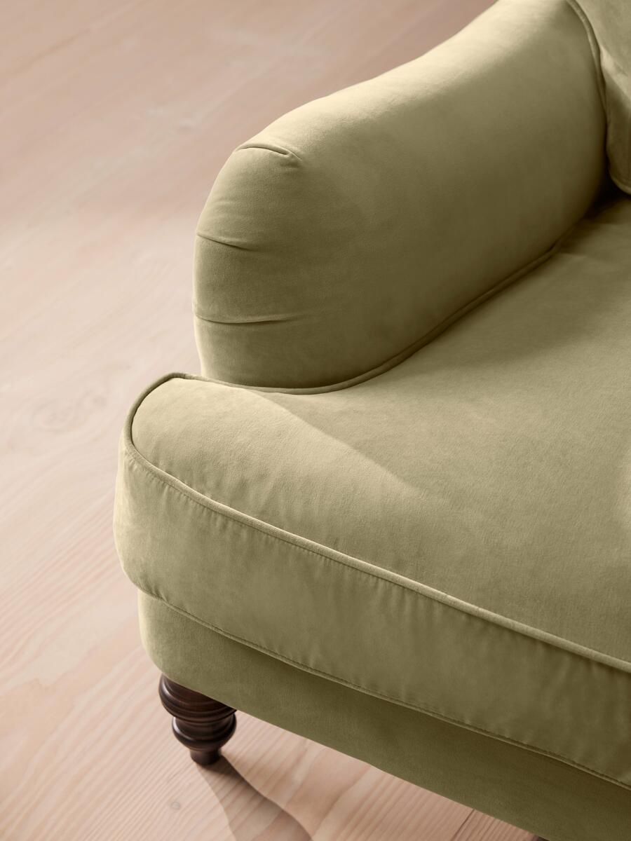 Arundel Four Seater Sofa - Velvet - Lichen - Images - Image 5