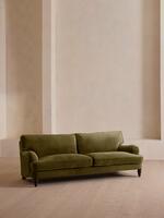 Arundel Four Seater Sofa - Velvet - Olive - Listing - Thumbnail 2