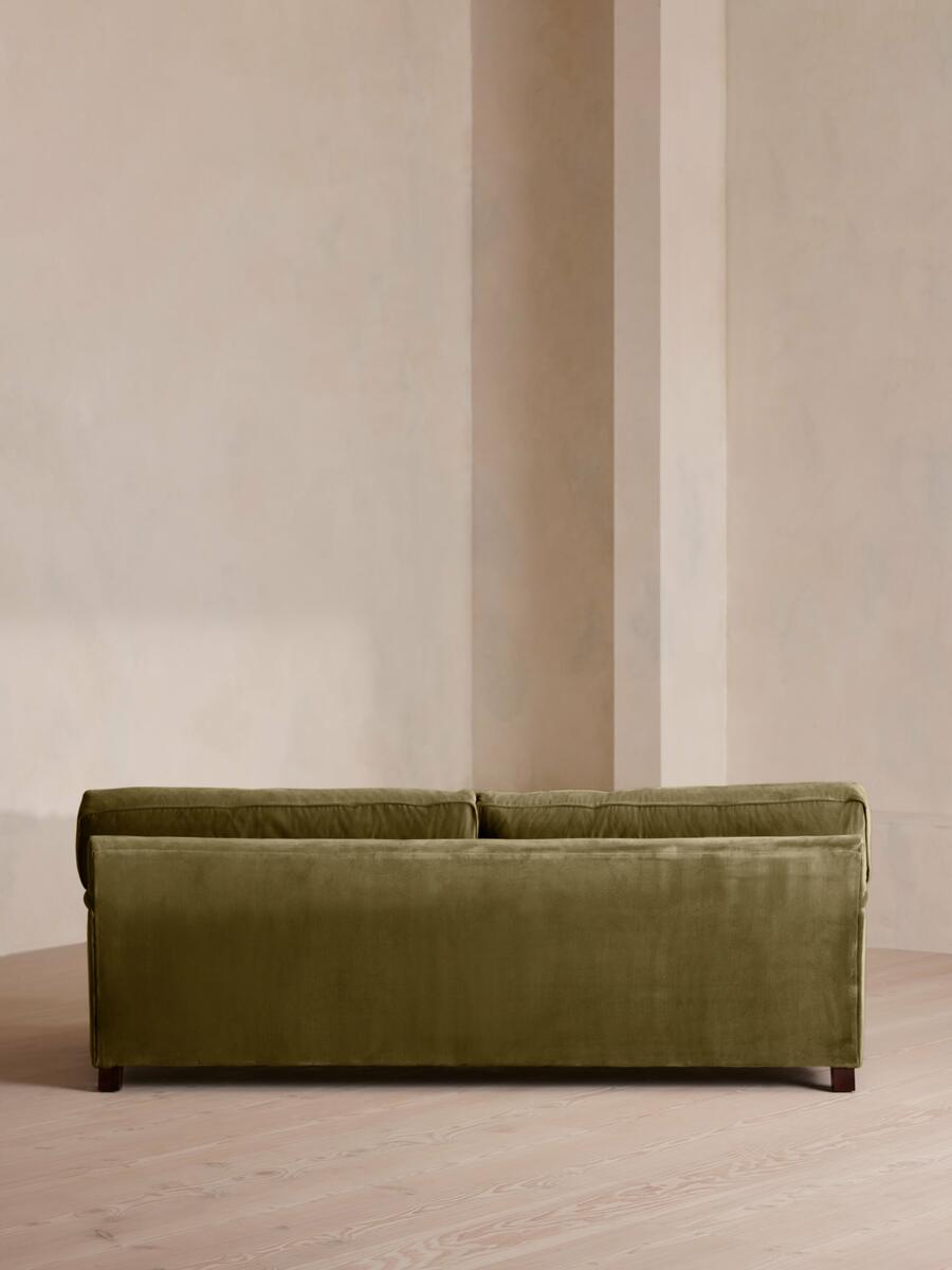 Arundel Four Seater Sofa - Velvet - Olive - Images - Image 4