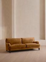 Arundel Four Seater Sofa - Velvet - Mustard - Listing - Thumbnail 2
