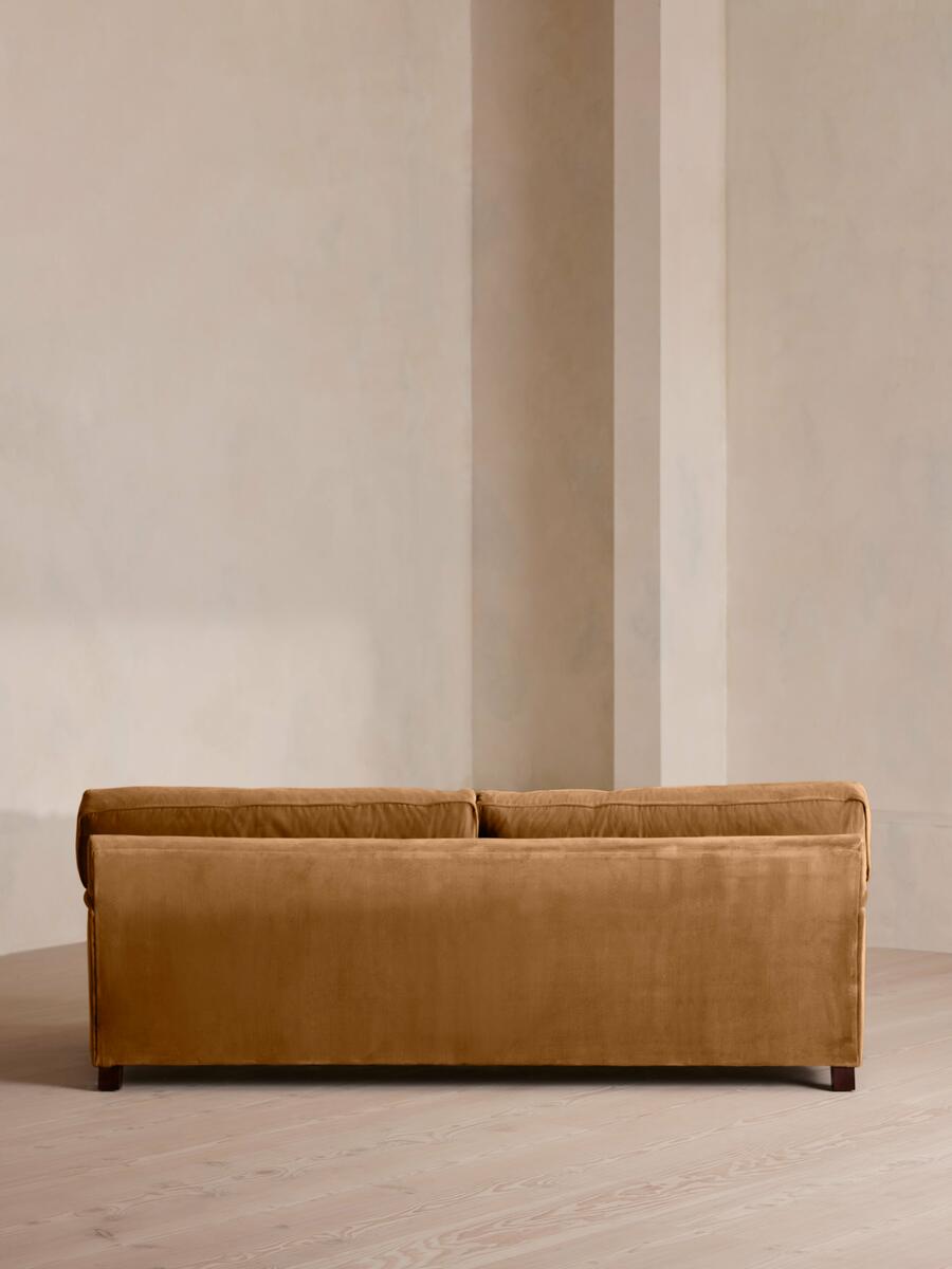 Arundel Four Seater Sofa - Velvet - Mustard - Images - Image 4