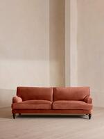 Arundel Four Seater Sofa - Velvet - Rust - Listing - Thumbnail 1