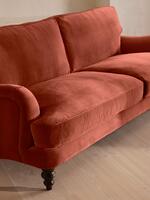 Arundel Four Seater Sofa - Velvet - Rust - Images - Thumbnail 6