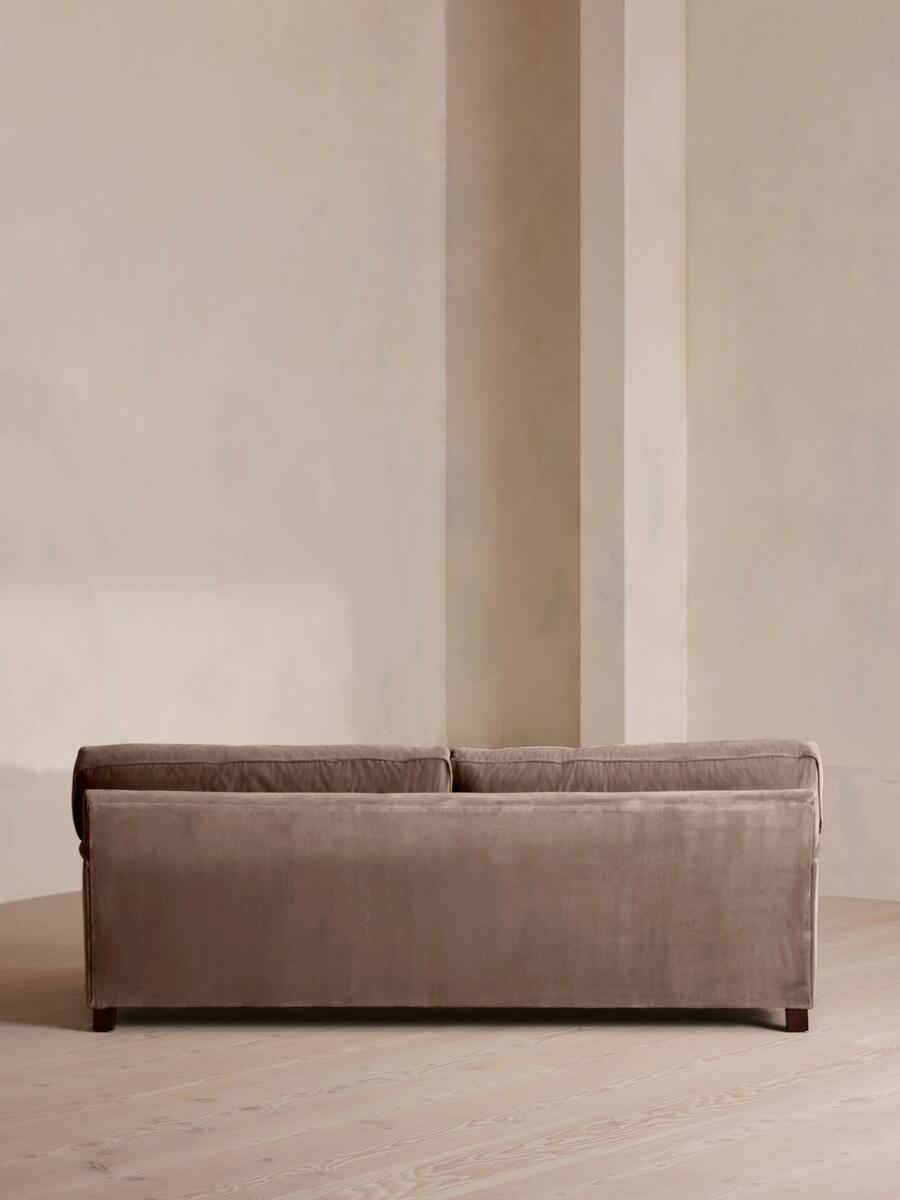 Arundel Four Seater Sofa - Velvet - Taupe - Images - Image 4