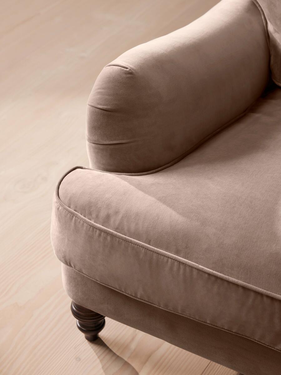 Arundel Four Seater Sofa - Velvet - Taupe - Images - Image 5