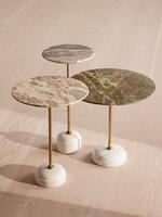 Fleet Side Table - Large/Low - Terra Bianca Marble  - Images - Thumbnail 6