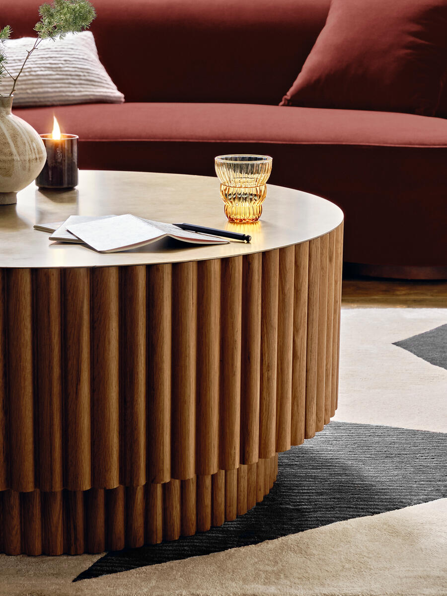 Barrel Coffee Table - Lifestyle - Image 2