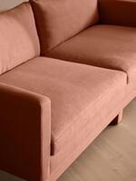 Ashford Three Seater Sofa - Linen - Antique Rose - Images - Thumbnail 5