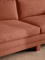 Ashford Three Seater Sofa - Linen - Antique Rose - Images - Thumbnail 6