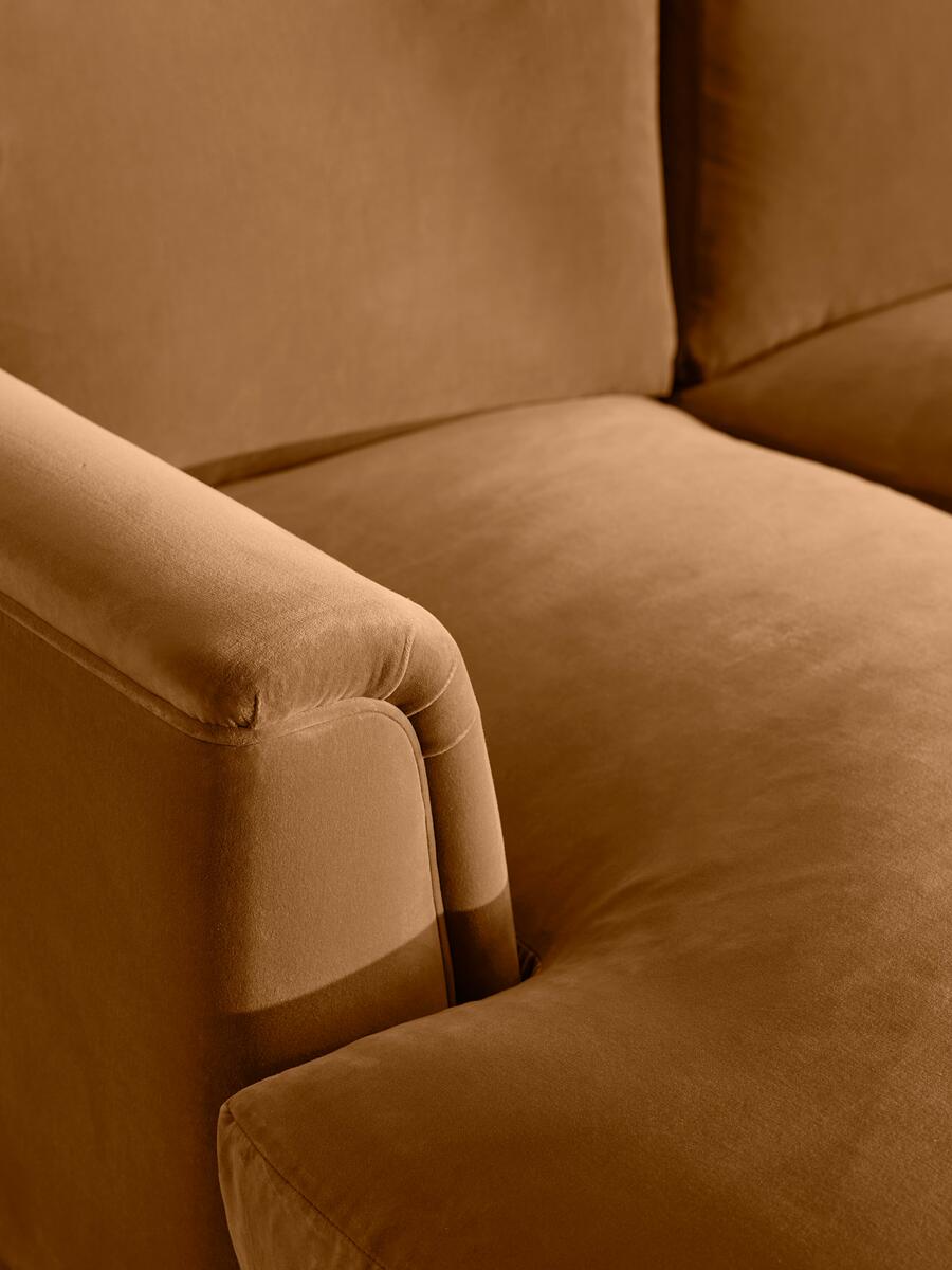Reya Chaise-end Sofa - Velvet - Mustard - Images - Image 5