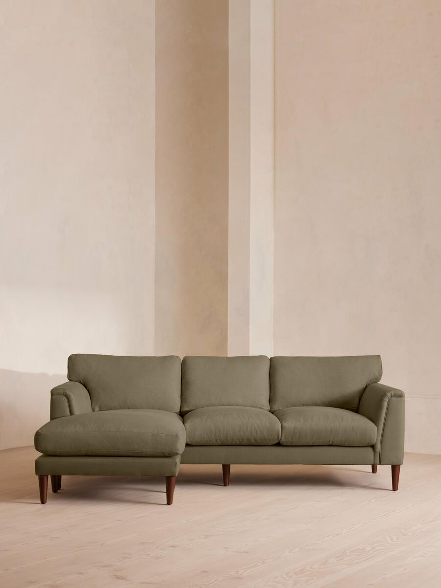 Reya Chaise-end Sofa - Linen - Sage - Listing - Image 2