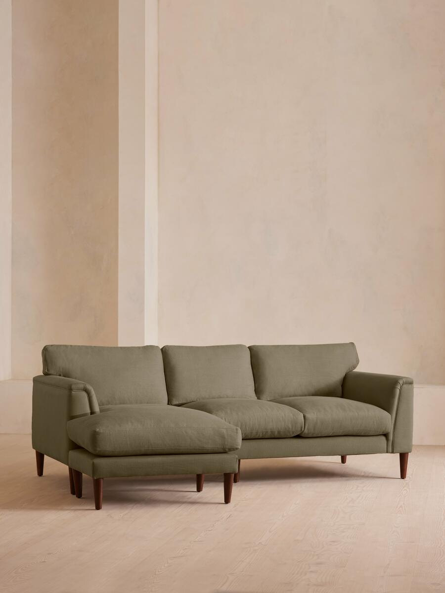 Reya Chaise-end Sofa - Linen - Sage - Listing - Image 3