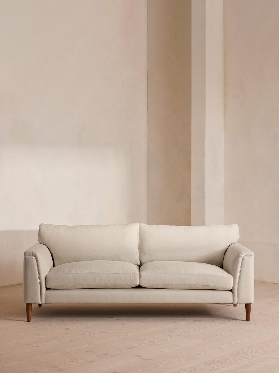 Reya Three Seater Sofa - Linen - Bisque - Listing - Image 1
