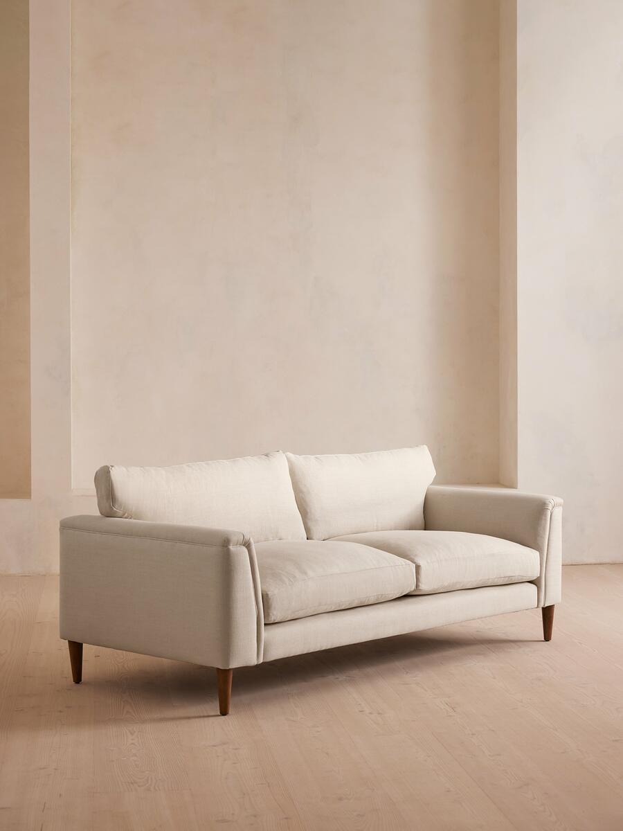 Reya Three Seater Sofa - Linen - Bisque - Listing - Image 2