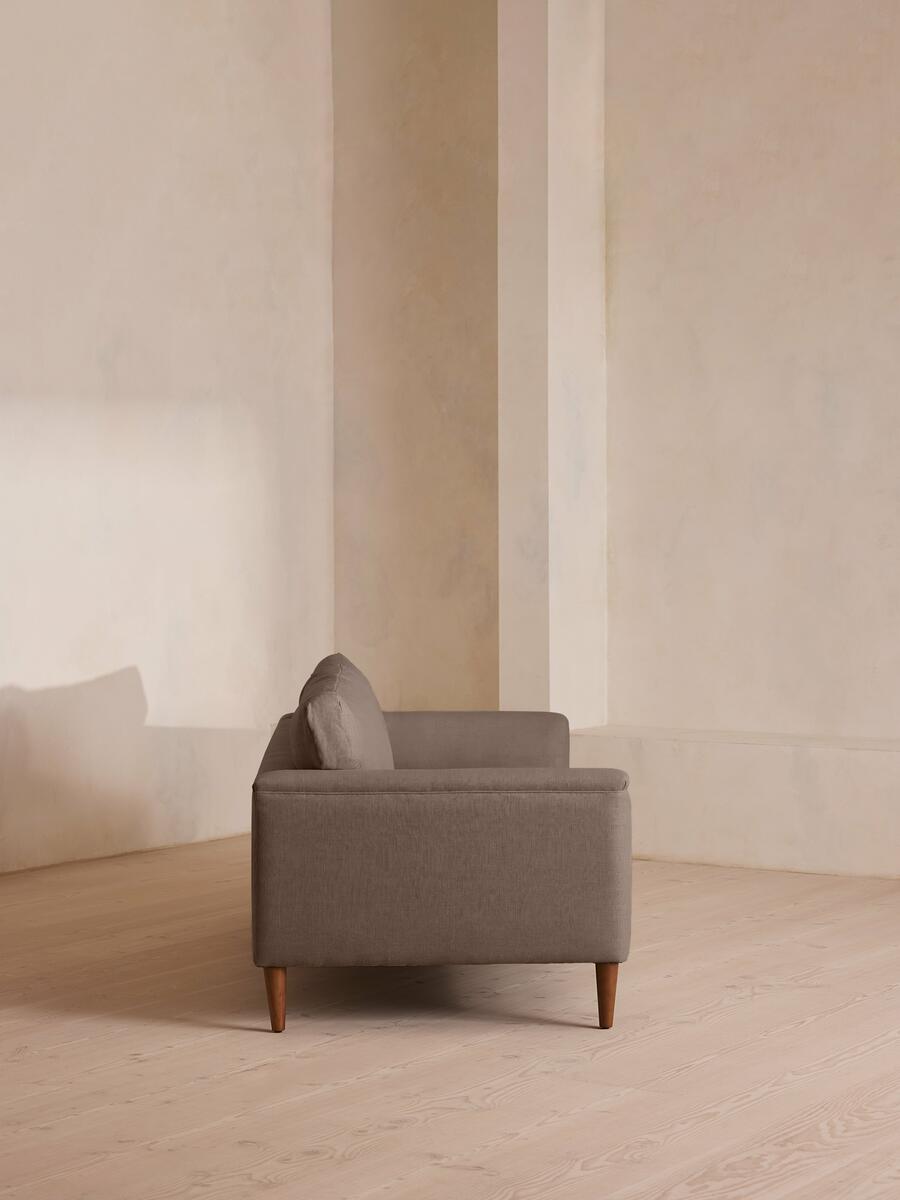 Reya Three Seater Sofa - Linen - Mushroom - Images - Image 3