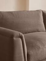 Reya Three Seater Sofa - Linen - Mushroom - Images - Thumbnail 5