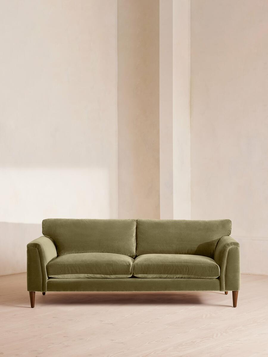 Reya Three Seater Sofa - Velvet - Lichen - Listing - Image 2