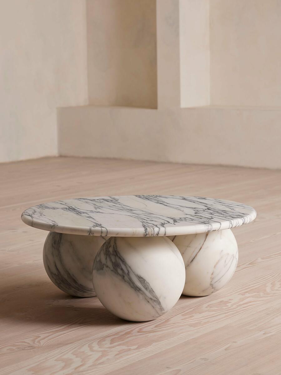 Oxley Coffee Table - Arabescato Corchia Marble - Listing - Image 3