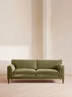 Reya Three Seater Sofa - Velvet - Lichen - Listing - Thumbnail 2