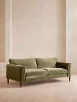 Reya Three Seater Sofa - Velvet - Lichen - Listing - Thumbnail 3